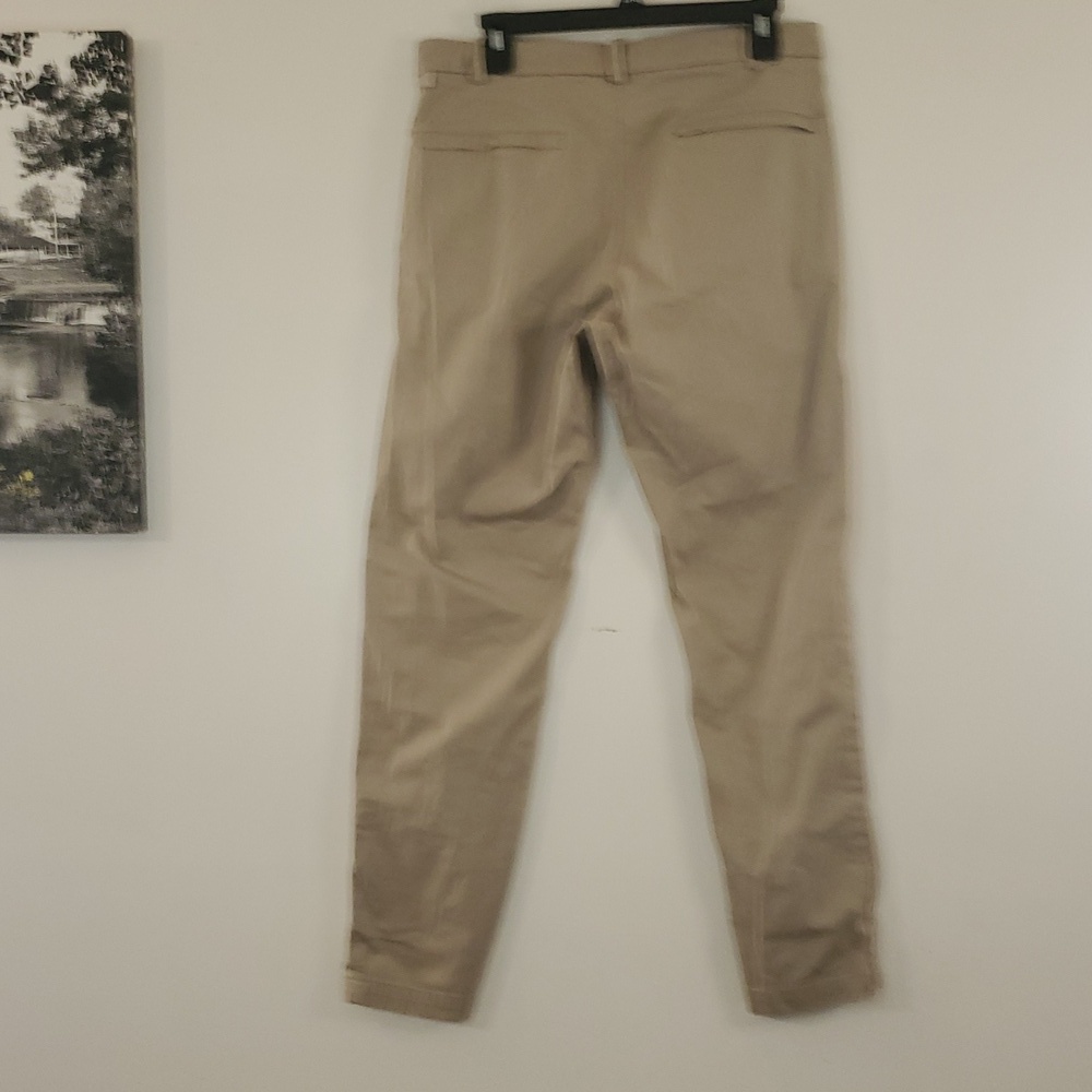 Mens Lululemon Commission Pants Size 31 Khaki 5 Pocket - Picture 6 of 12